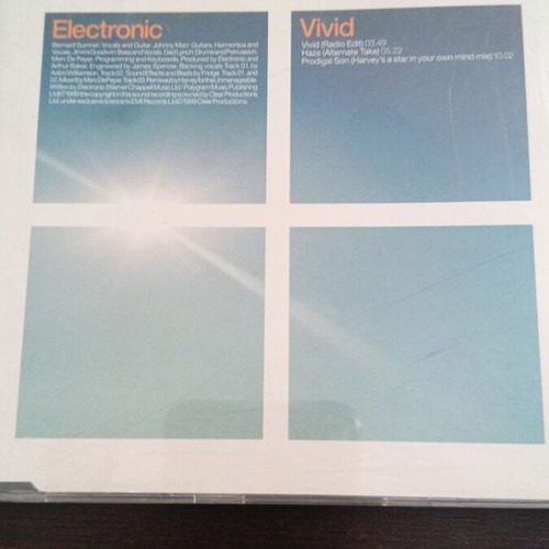 Electronic Vivid CD single like new