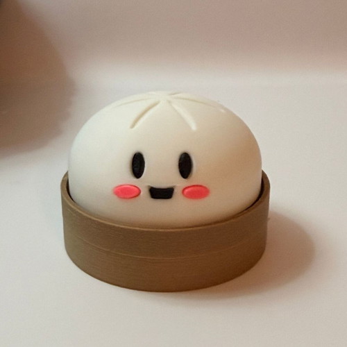 Squishy Dumpling Clicker 3D printed fidget toy made to order