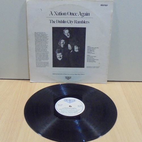 The Dublin City Ramblers A Nation Once Again vinyl record 33 rpm 1974 used