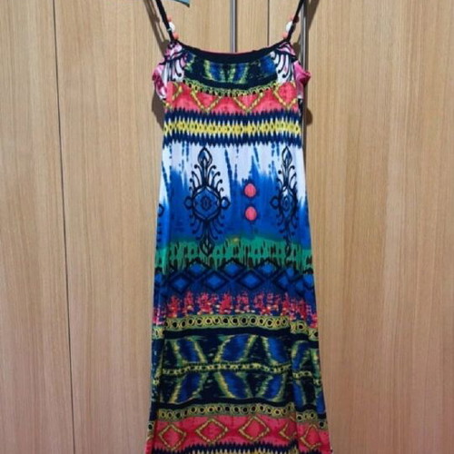 Garantie summer dress multicolored, like new, size medium