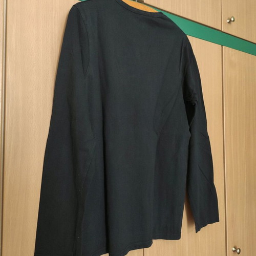 Black long-sleeve spring men's shirt used with New Season print