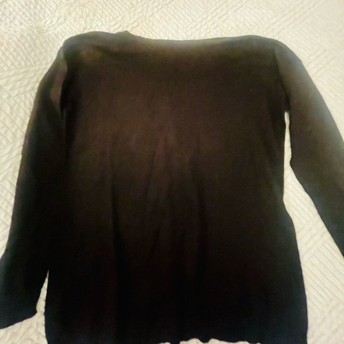 Badila sweater used, polka dot, black and white, one size