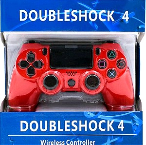 DoubleShock Ασύρματο Gamepad/controller για PS4 Κόκκινο