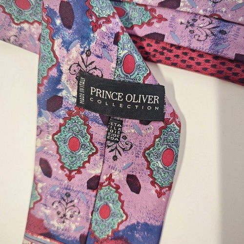 Vintage Prince Oliver Collection silk tie made in Italy, like new