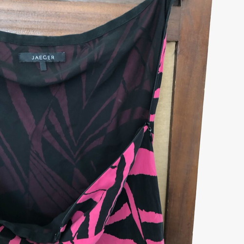 Jaeger long skirt like new, black and pink