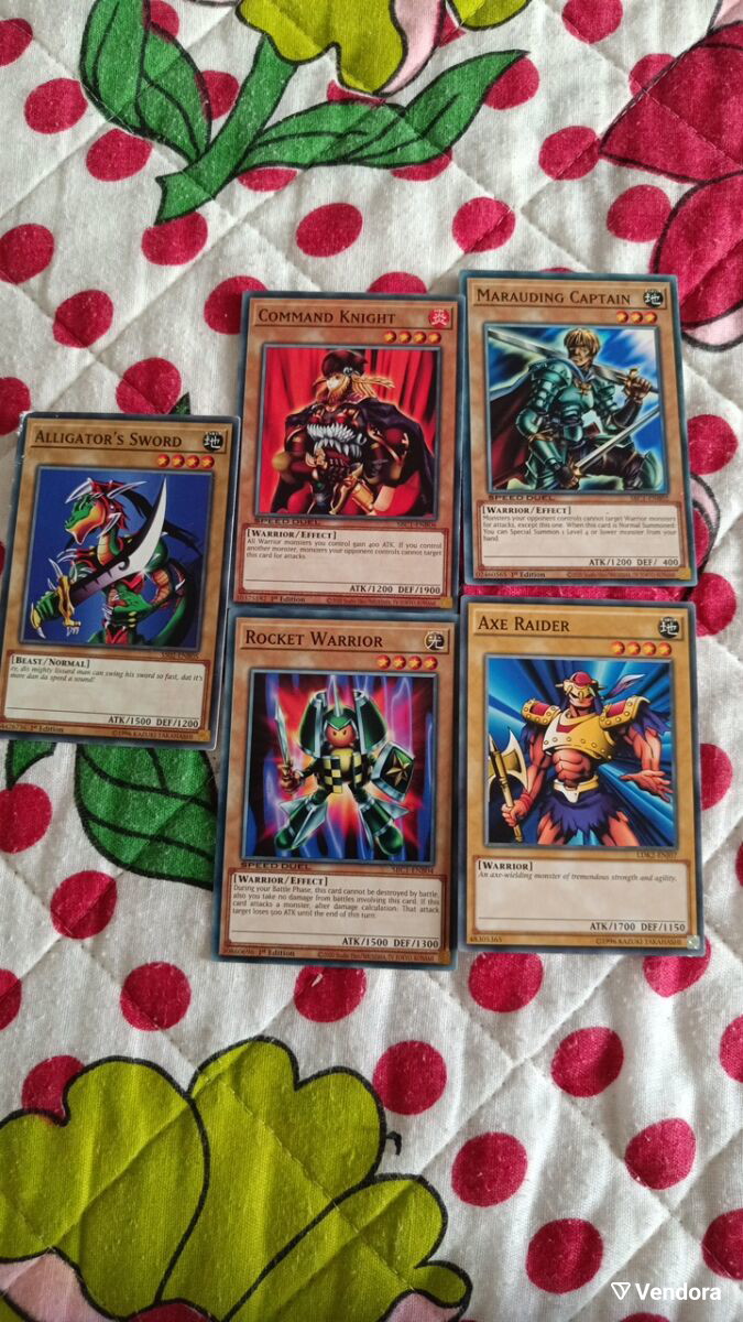 Yu-Gi-Oh! cards like new, pack of 5 -  2,00 - Vendora.cy