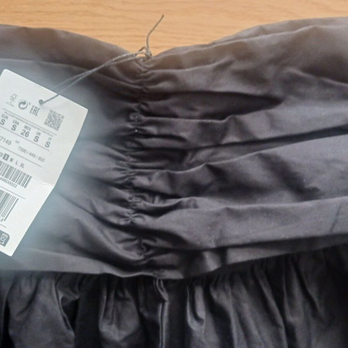Balloon skirt Pull & Bear new, size Small, black, 100% cotton