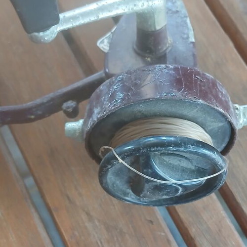 Fishing reel mechanisms vintage, used, set of 2