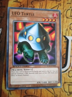 UFO Turtle Yu-Gi-Oh! card used from Speed Duel GX Academy
