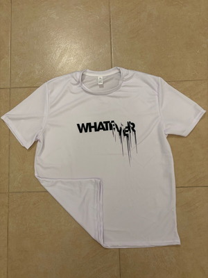Whatever t-shirt new for men XL black and white