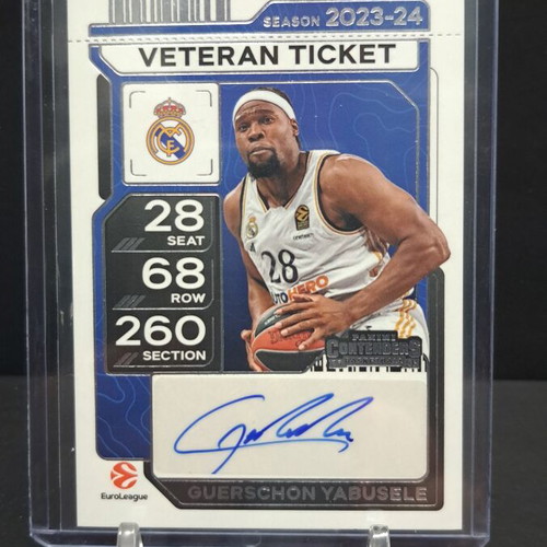 Euroleague Contenders 2025-26 Veteran Ticket Guerschon Yabusele autograph