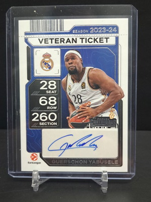 Euroleague Contenders 2025-26 Veteran Ticket Guerschon Yabusele autograph
