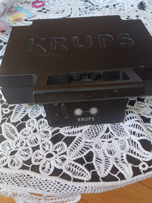 Krups Sandwich Toaster 850W used, 2-slice, black