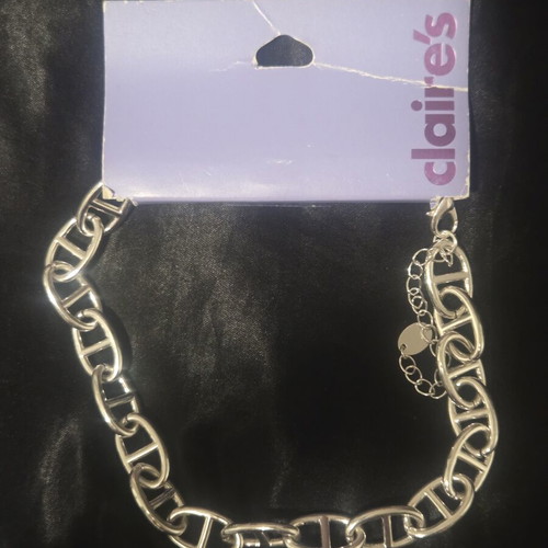 Claire's silver chain necklace new