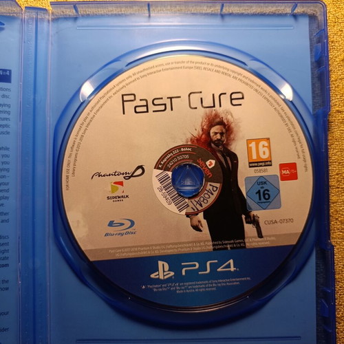 Past Cure PS4 game used, psychological thriller