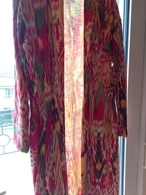 Άνοιξιάτικη φοδραρισμένη μακριά πλεκτή ζακέτα υψηλής ραπτικής one size με καταπληκτικό σχέδιο