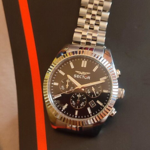Sector 240 Quartz Chronograph Watch 42mm New