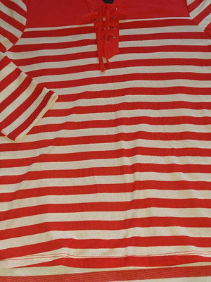 Marks & Spencer Spring Blouse XL White and Red New