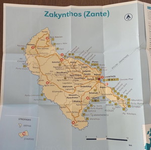 ΤΟΥΡΙΣΤΙΚΟΣ ΧΑΡΤΗΣ ΚΥΘΗΡΑ ΑΝΤΙΚΥΘΗΡΑ & ΖΑΚΥΝΘΟΣ