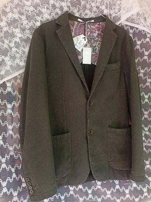 AT.P.CO cotton blazer new, brown, size 48