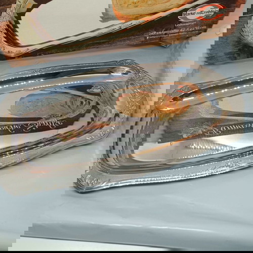 Метален поднос Германия употребяван 42х22 см