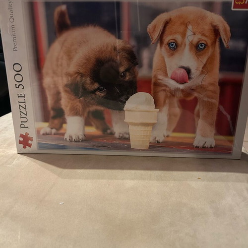 Puzzle 500 pieces with dogs new
