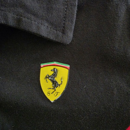 Ferrari official T-shirt like new, size 128 cm, black