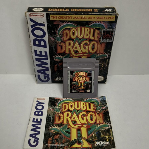 Double Dragon II Nintendo Game Boy used, USA edition with box and manual