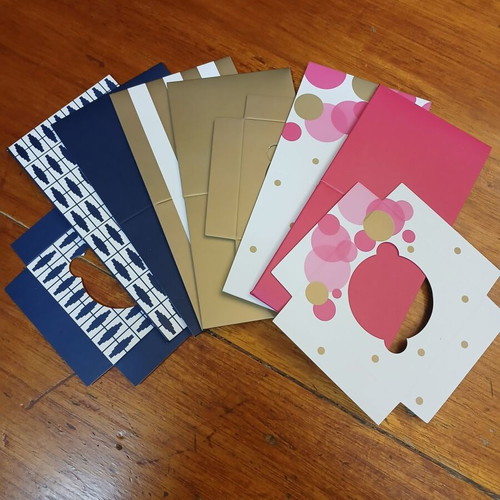 Gift boxes new, pack of 3 cardboard, foldable