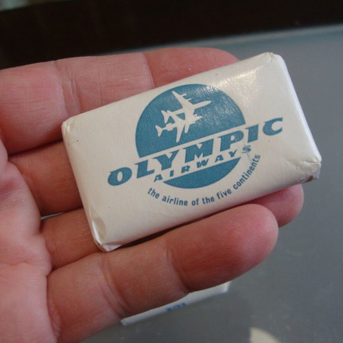 Olympic Airways soap bars rare, like new, set of 2
