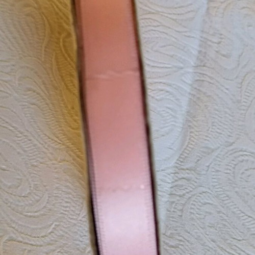 Pink satin ribbon new 12 mm, 50 meters