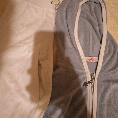 Girls' sportswear set used, pants and hooded jacket
