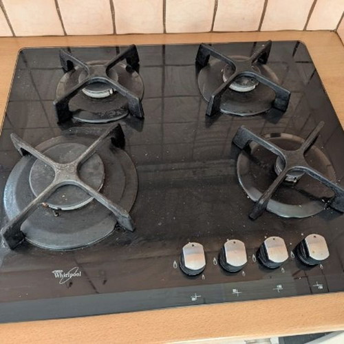 Teka built-in gas oven and Whirlpool gas hob set