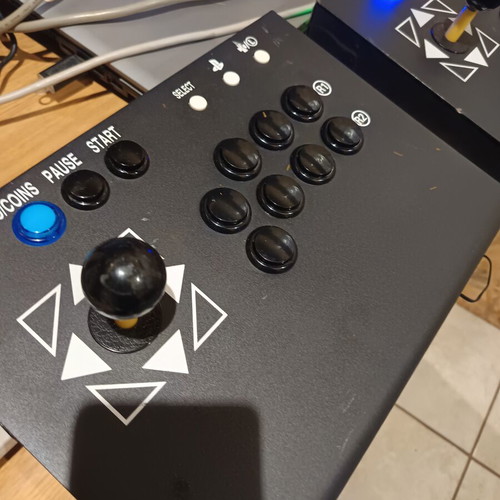 Game console with two controllers like new