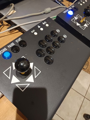 Game console with two controllers like new