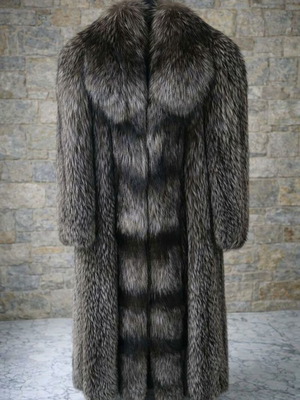 Γούνα Silver Fox Μακριά 130 cm σαν καινούργια από Καστοριά