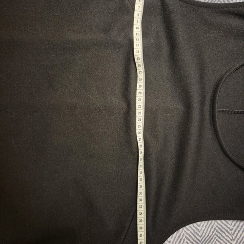 Dress black with orange like new, size M