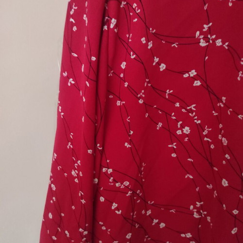 Vintage shirt with shoulder pads, like new, size L, red pink
