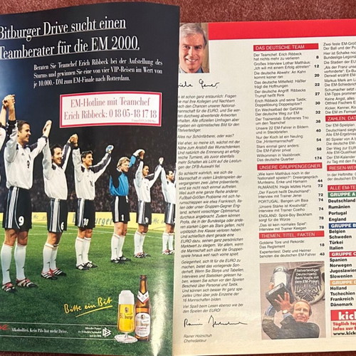 Kicker Euro 2000 tribute magazine used