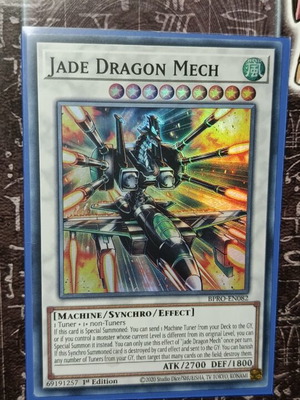 Jade Dragon Mech card like new with Ultra Pro sleeve