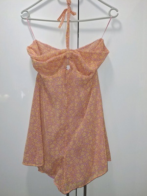 Bershka jumpsuit orange new, size M