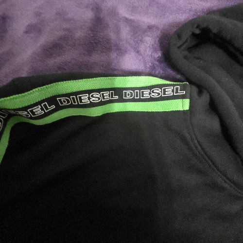 Diesel UMLT BRANDON-Z hoodie, size XL, black