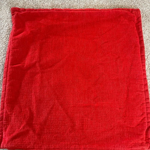 Decorative sofa pillow cover 40 x 40 used with zipper