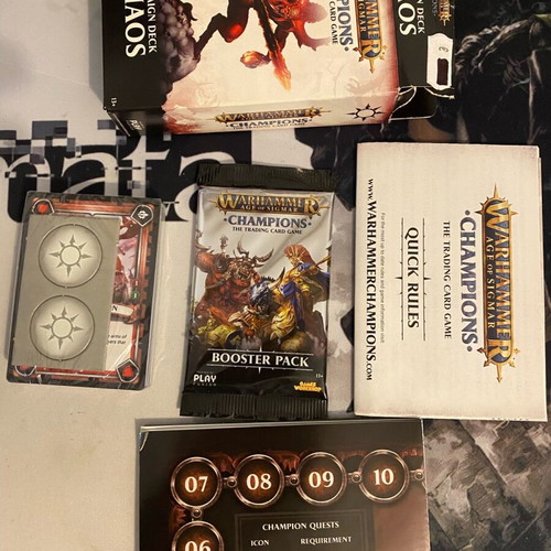 Warhammer Age of Sigmar sealed deck and booster pack new
