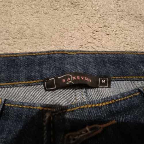Long Raxevsky denim pants like new, blue, size M