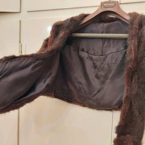 Genuine mink fur bolero like new, natural