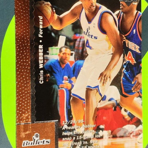 Upper Deck 1996-97 Chris Webber #135 card new