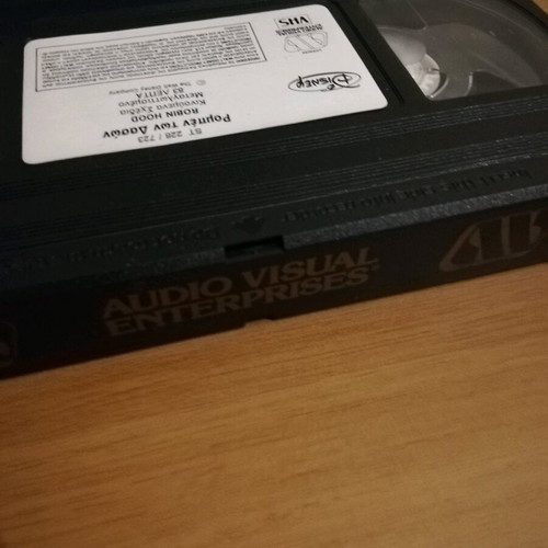 Robin Hood VHS tape used, children's, dubbed
