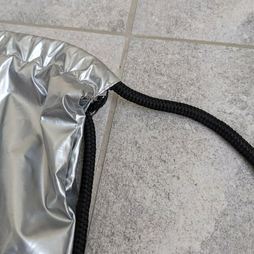 My Protein Metallic bag with drawstring and mesh lining new
