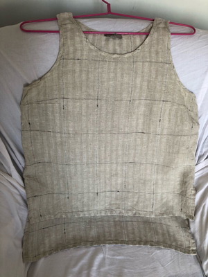 Crea Concept linen top like new, size M, beige